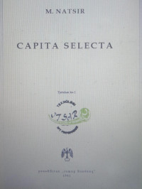 Image of Capita selecta 1