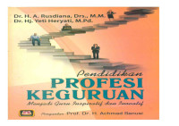 Image of Pendidikan Profesi Keguruan : Menjadi Inspiratif dan Inovatif